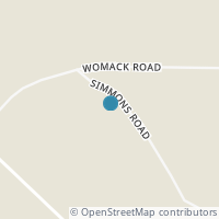 Map location of 121 Simmons Rd, Apple Springs TX 75926