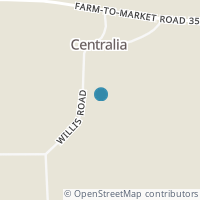 Map location of 411 Willis Rd, Apple Springs TX 75926