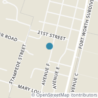 Map location of 1206 Avenue F, Moody TX 76557