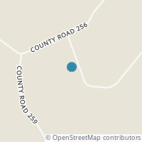 Map location of 19598 County Road 224, Oakwood TX 75855