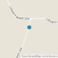 Map location of 17255 County Road 224, Oakwood TX 75855