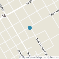 Map location of 306 S Smyth St, Mart TX 76664