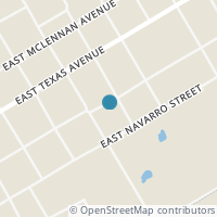Map location of 910 E Limestone Ave, Mart TX 76664