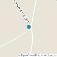 Map location of 2371 Cr, Oakwood TX 75855