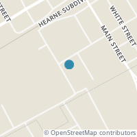 Map location of 633 N Post St, Oakwood TX 75855
