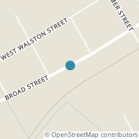 Map location of 929 W Broad St, Oakwood TX 75855