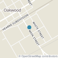 Map location of 2175 Fm 542, Oakwood TX 75855