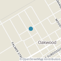 Map location of 504 N Holly St, Oakwood TX 75855