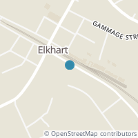 Map location of 108 S Main St, Elkhart TX 75839