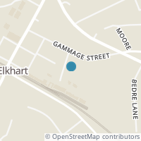 Map location of 105 Wright St, Elkhart TX 75839