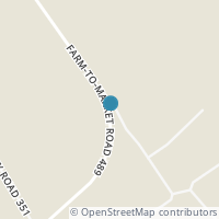 Map location of 1336 Fm 489, Oakwood TX 75855