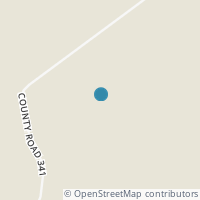 Map location of 127 Fcr 341, Oakwood TX 75855