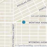 Map location of 3320 Montana Ave, El Paso TX 79903