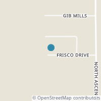 Map location of 14609 Frisco Dr, El Paso TX 79938