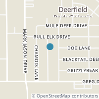 Map location of 3570 Black Bear Ln, El Paso TX 79938