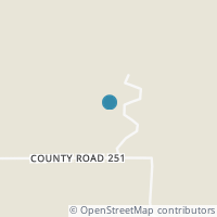 Map location of 780 County Road 251, Comanche TX 76442