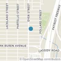 Map location of 4011 Tyler Ave, El Paso TX 79930