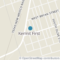 Map location of 433 S Hickory St, Kermit TX 79745