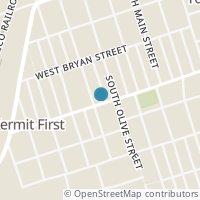 Map location of 443 S Spruce St, Kermit TX 79745