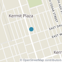Map location of 411 N Pine St, Kermit TX 79745