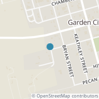 Map location of 104 Mulberry St, Garden City TX 79739