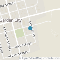 Map location of 200 Gold St, Garden City TX 79739