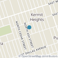 Map location of 517 N Ash St, Kermit TX 79745