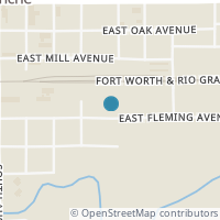 Map location of 407 E Fleming Ave, Comanche TX 76442