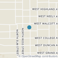 Map location of 601 W Paine Ave, Comanche TX 76442