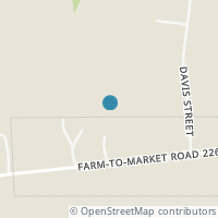 Map location of 136 County Road 333, De Berry TX 75639