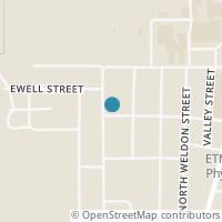Map location of 108 Lurline St, Frankston TX 75763