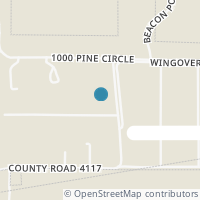 Map location of , Frankston TX 75763
