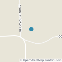 Map location of 260 County Road 185, Comanche TX 76442