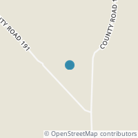 Map location of 151 County Road 191, Comanche TX 76442