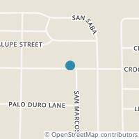 Map location of 248 Crockett Street, Roanoke, TX 76262