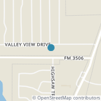 Map location of 7886 Valley View Dr, Frankston TX 75763