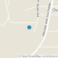 Map location of 302 County Road 247, Ovalo TX 79541