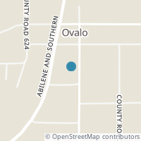 Map location of 150 County Road 382, Ovalo TX 79541