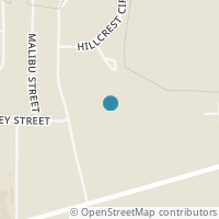 Map location of 506 Hillcrest St, Malakoff TX 75148