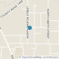 Map location of 608 N Martin St, Malakoff TX 75148