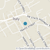 Map location of 128 S Ward St, Italy TX 76651