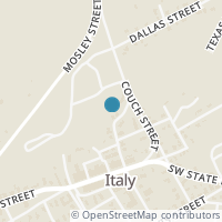Map location of 213 N Ward St, Italy TX 76651