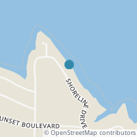 Map location of 35 Shoreline Dr, Malakoff TX 75148