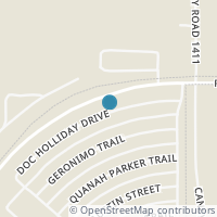 Map location of 14122 Doc Holiday Dr, Malakoff TX 75148