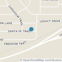Map location of 3518 Santa Fe Trail, Sachse, TX 75048