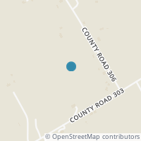 Map location of 1131 County Road 306, Rainbow TX 76077