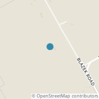 Map location of 105 Blazek Rd, Ennis TX 75119