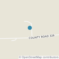 Map location of 2458 County Road 326, De Berry TX 75639