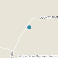 Map location of 252 County Road 308, De Berry TX 75639