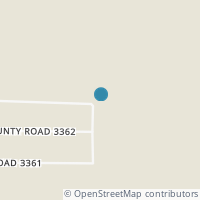 Map location of 322 County Road 3361, De Berry TX 75639